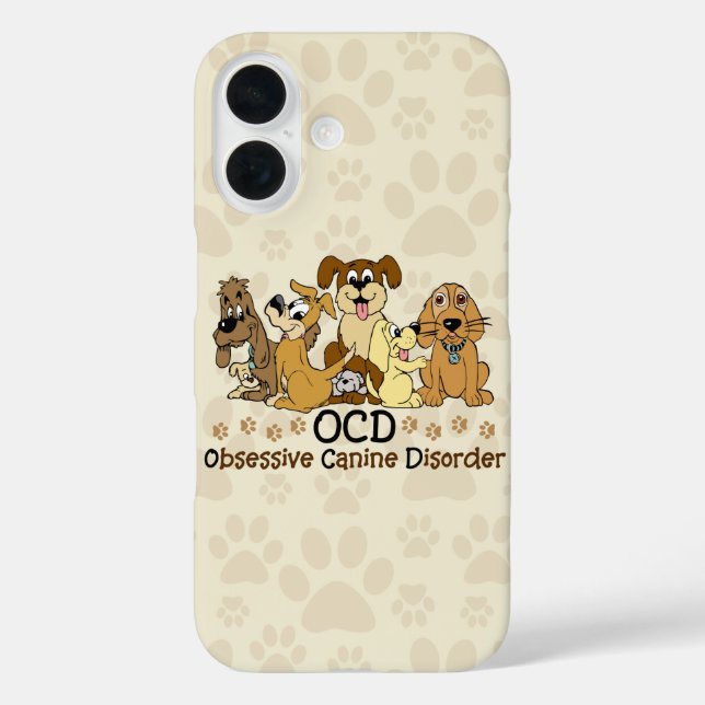 OCD besessene Hunde- Störung Case-Mate iPhone Hülle (Rückseite)