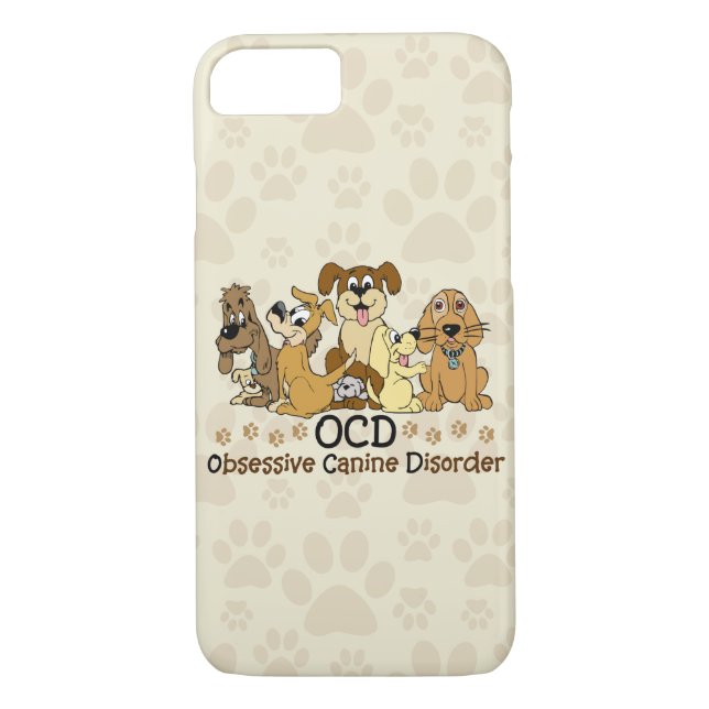 OCD besessene Hunde- Störung Case-Mate iPhone Hülle (Rückseite)