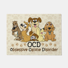 OCD besessene Hunde- Störung Fußmatte