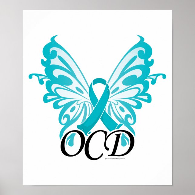 OCD Butterfly Ribbon Poster (Vorne)