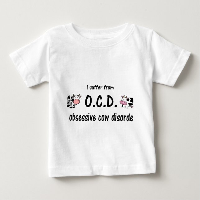 OCD Kuh Baby T-shirt (Vorderseite)