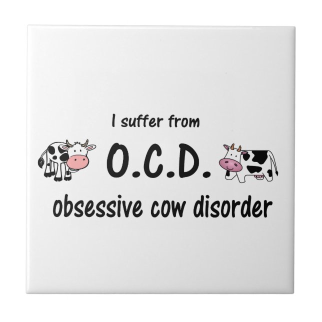 OCD Kuh Fliese (Vorderseite)