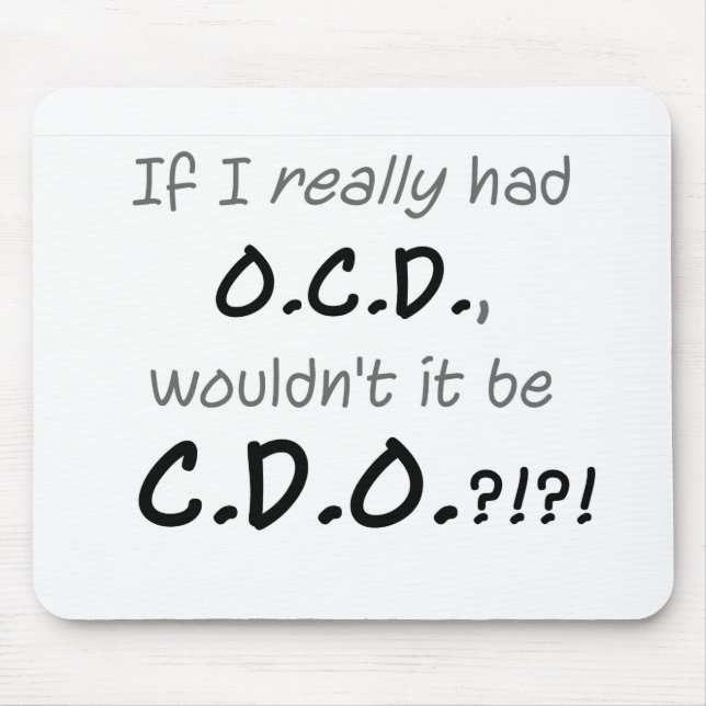 OCD MOUSEPAD (Vorne)