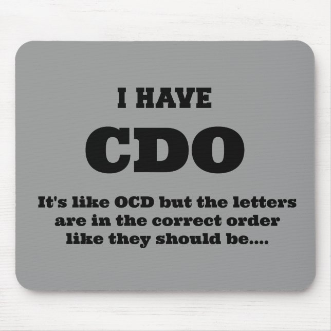 OCD - MOUSEPAD (Vorne)
