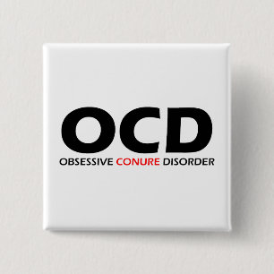 OCD - Obsessiv-Conure-Störung Button