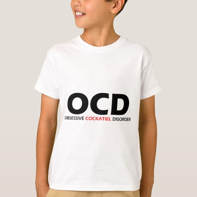 OCD - Obsessive cockatiel-Störung T-Shirt (Vorderseite)