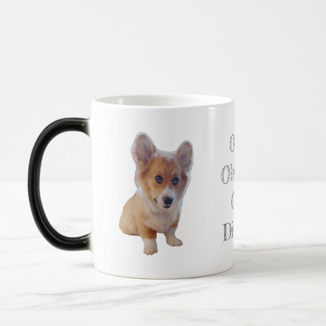 OCD: Obsessive Corgi-Störung Kaffee-Tasse Verwandlungstasse (Links)