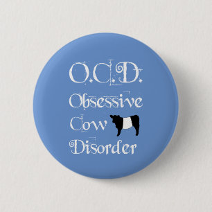 OCD Obsessive Rinderkrankheit Beliebte Galloway Button