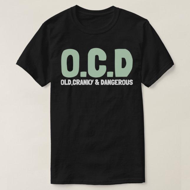 OCD Obsessive Zwangsstörung Bewusstsein 16 T-Shirt (Design vorne)