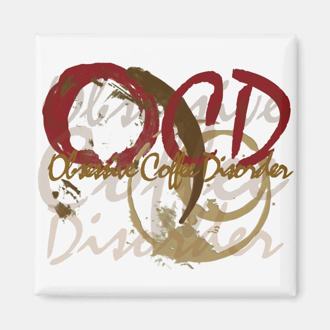OCD - Zwanghafte Geschenke aus Kaffee Magnet (Vorne)
