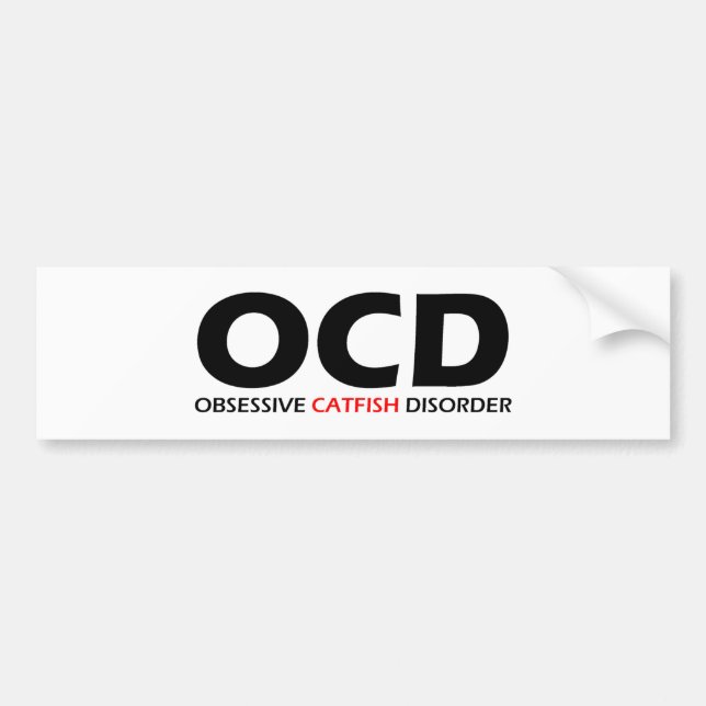 OCD - Zwangsstörung der Katzen Autoaufkleber (Vorne)