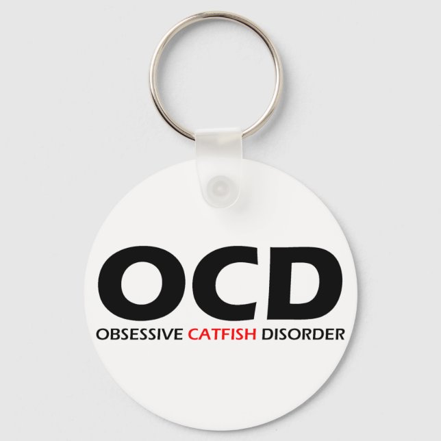 OCD - Zwangsstörung der Katzen Schlüsselanhänger (Vorderseite)
