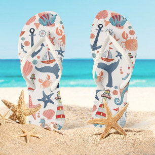 Ocean Adventure   Küstenstrand Flip Flops