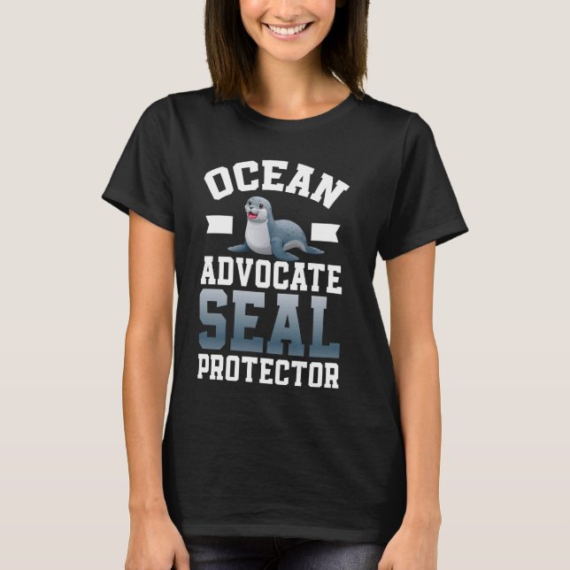 Ocean Advocate Siegel Protector Siegel T-Shirt (Vorderseite)
