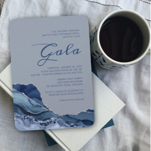 Ocean Agate Gala Invitation Einladung