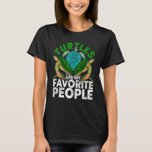 Ocean Animal Niedlich Turtle Pet Eigentümer Sea Tu T-Shirt