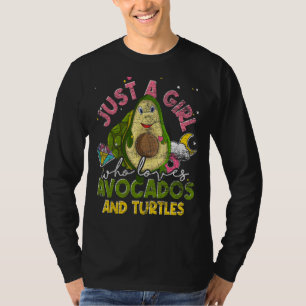 Ocean Animal nur ein Mädchen, das Avocados und Tu T-Shirt