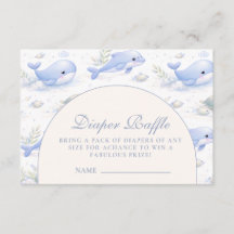 Ocean Animals Arch Elegant Diapper Raffle