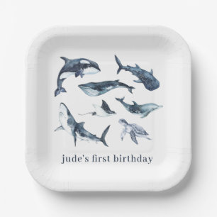 Ocean Animals Paper Teller Napkins