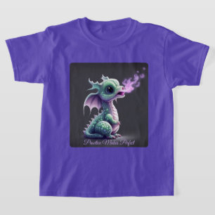 Ocean Aquatic-Mer Dragon bläst Rauchkinder T-Shirt