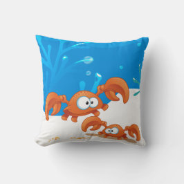Ocean Aquatic Niedlich Crab Kissen