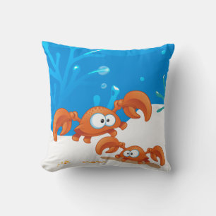 Ocean Aquatic Niedlich Crab Kissen