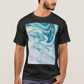Ocean Art: Marble Agate Wirbel. T-Shirt