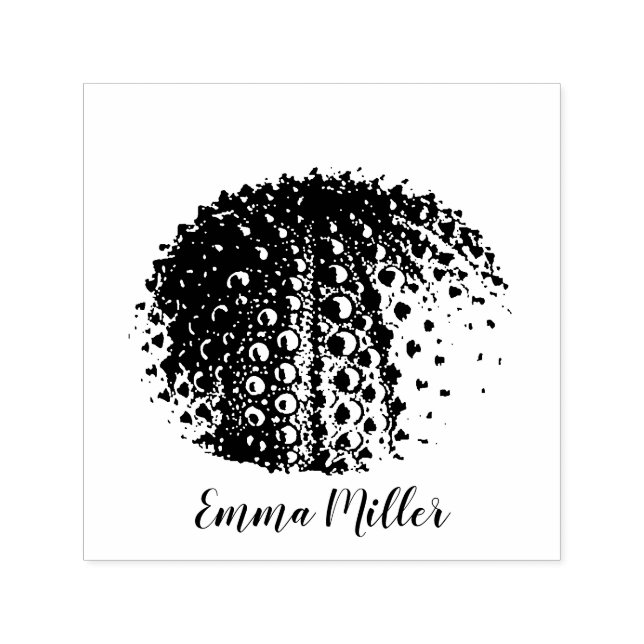 Ocean Art Sea Urchin Custom Signature Permastempel (Design)