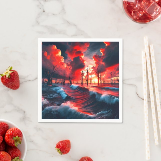 Ocean Art Serviette (Beispiel)