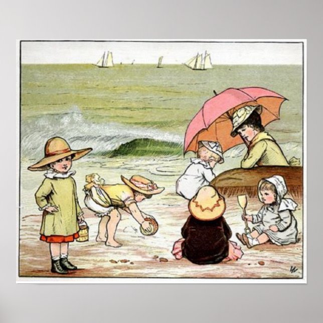 Ocean Babies Canvas Print Poster (Vorne)