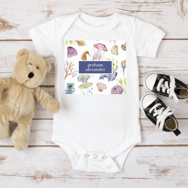 Ocean Baby Bodysuit Baby Strampler (Von Creator hochgeladen)