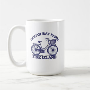 OCEAN BAY PARK Fire Island Fahrrad Sommer Strand F Kaffeetasse