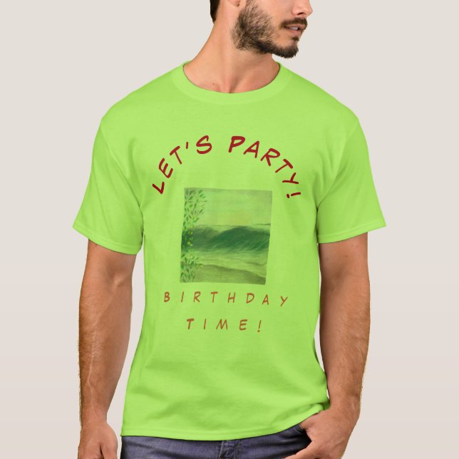Ocean Beach Party T - Shirt Feier (Vorderseite)