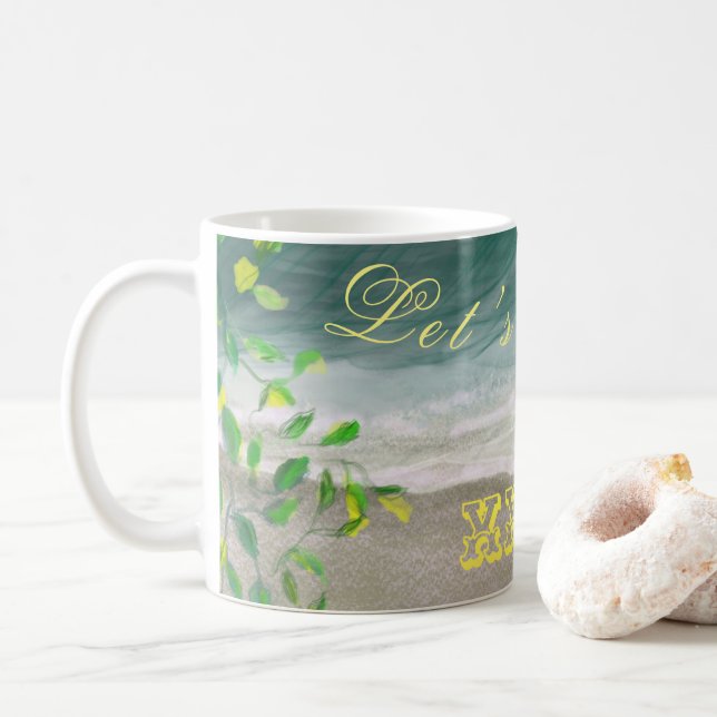 Ocean Beach Party Tasse Geschenk (Mit Donut)