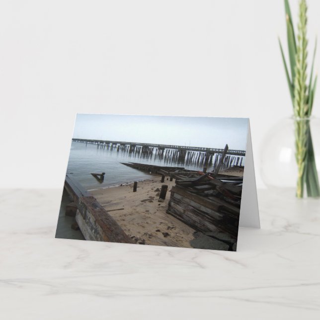 Ocean Beach Peir Karte (Vorderseite)