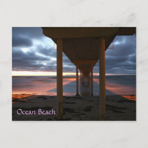 Ocean Beach Pier Postkarte