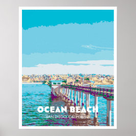 Ocean Beach Poster