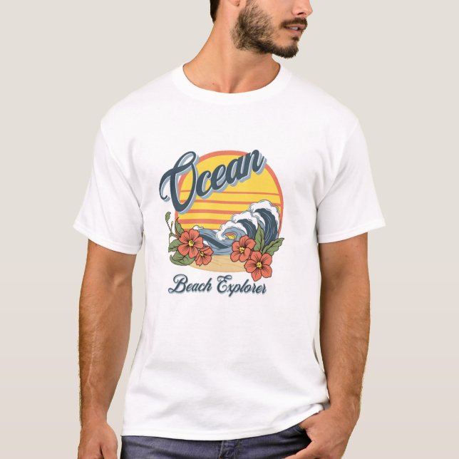 Ocean Beach San Diego California T - Shirt (Vorderseite)