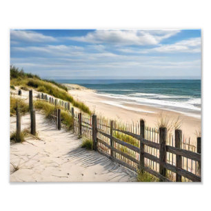Ocean Beach Scene Foto Print