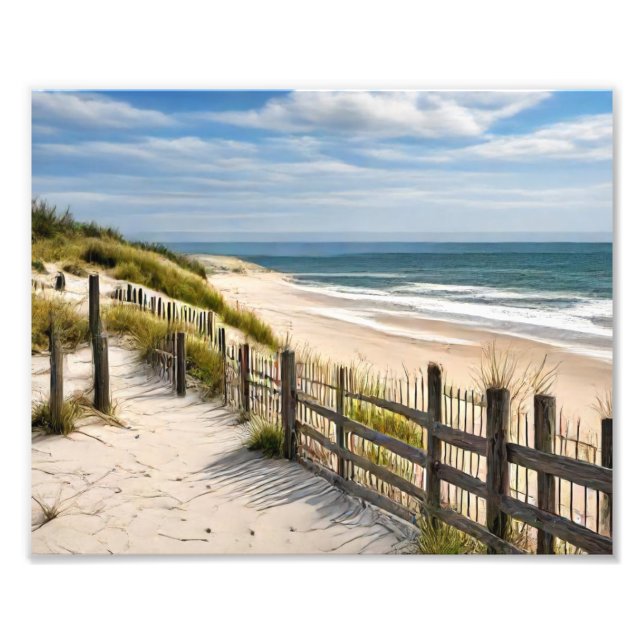Ocean Beach Scene Foto Print (Vorne)