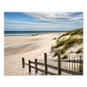Ocean Beach Scene Foto Print