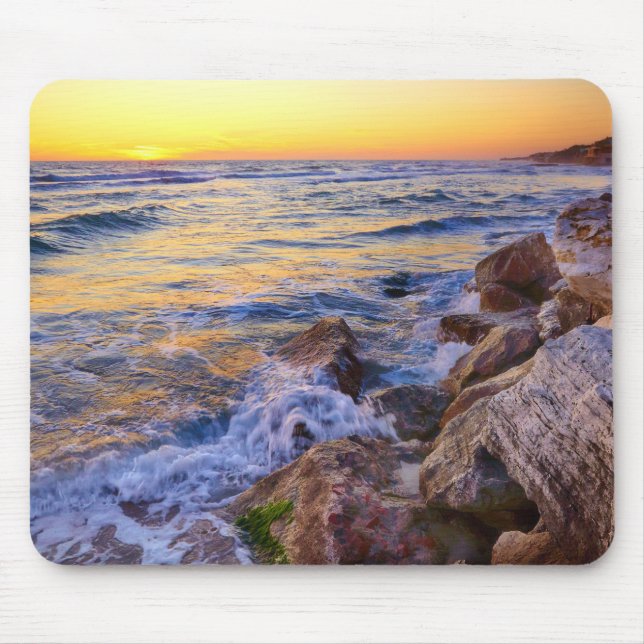 Ocean Beach Scene Maus Pad Mousepad (Vorne)