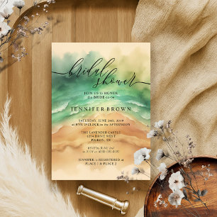 Ocean Beach Signature Sommer Aquarell Einladung