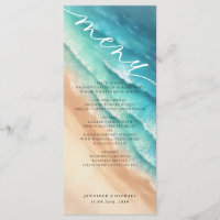 Ocean Beach Watercolor Elegante