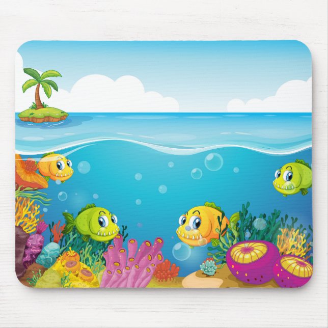 Ocean Bliss Mouse Pad Mousepad (Vorne)