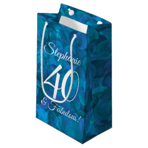 Ocean Blue 40 und fabelhafte Geburtstagsparty Kleine Geschenktüte