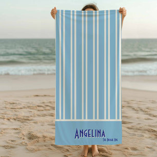Ocean Blue City Chic Bachelorette Strandtuch