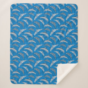 Ocean Blue Hawaiian Tribal Delphine Sherpadecke