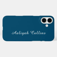 Ocean Blue Minimalistisch Beruflich