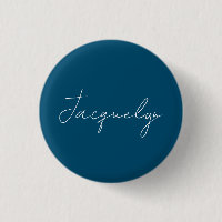 Ocean Blue Schlicht Elegante Moderner Minimalistis